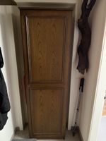 Schuhschrank aus Holz braun 190x55x38 cm gebraucht