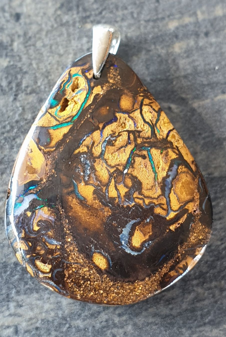 Anhänger: Yowah Opal Anhänger. – Neu (gemäss Beschreibung) aus Niederbüren von Raphael014 2