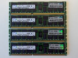 32GB Samsung DDR3L ECC Server-RAM – 4× 8GB