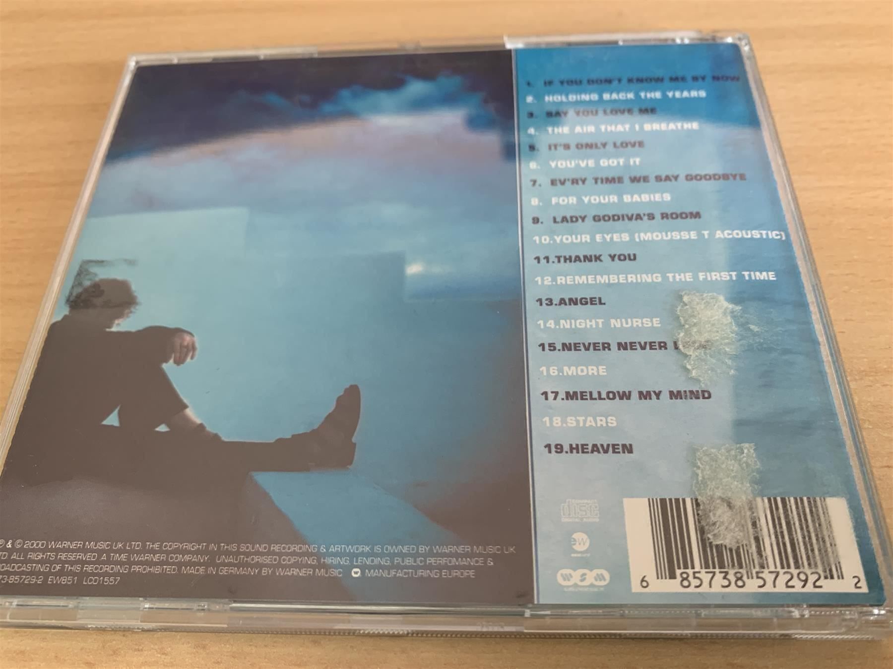 CD: Simply Red – It's Only Love – Usato da Rikon im Tösstal venduto da Alpenmutz 1