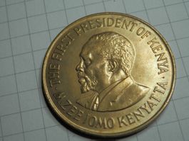 Kenia  10 Cent, 1978 Präsident Jomo Kenyatta neuwertig