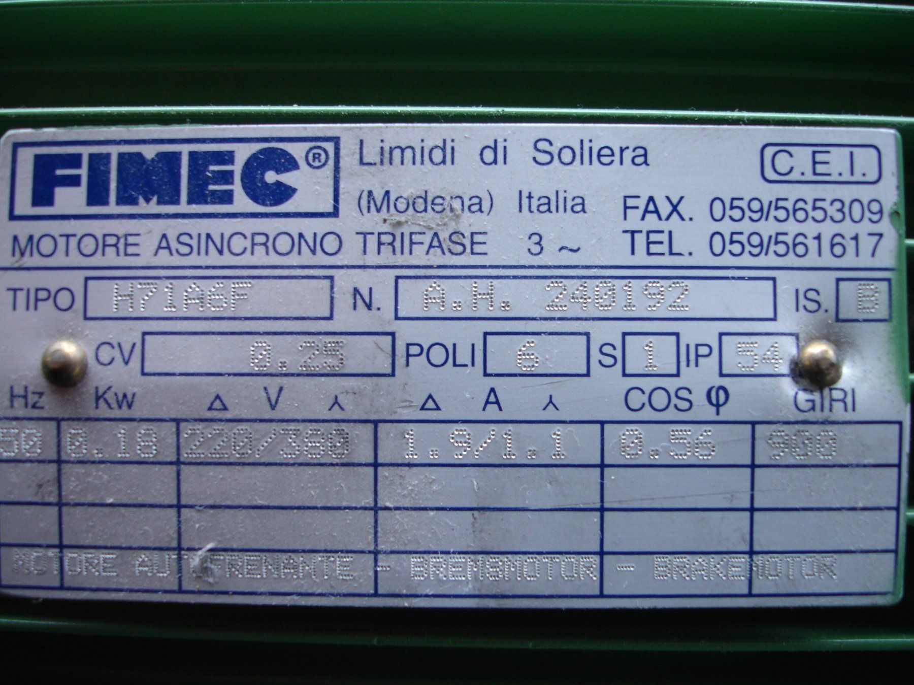 Motori: Elektromotor, Bremsmotor – Nuovo (secondo la descrizione) da niedergoesgen venduto da styrling 3