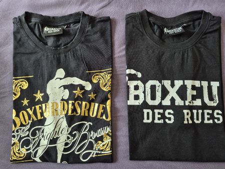 T-shirt uomo Boxeur des Rues taglia XL nero