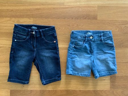 S.Oliver kurze slim Jeans für Mädchen Gr. 122