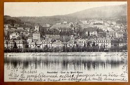 Neuchâtel - Quai du Mont Blanc 1904