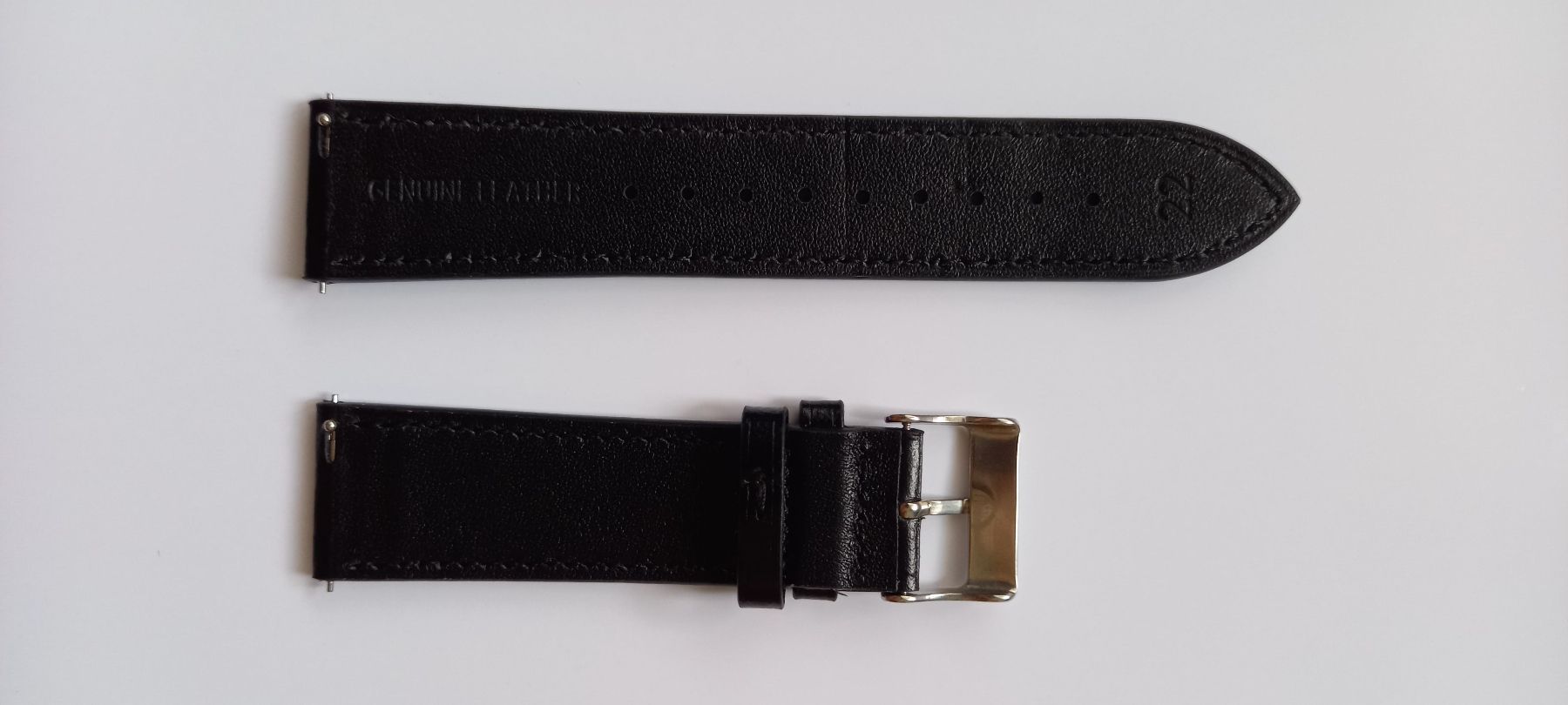 Bracciali & Braccialetti: Lederuhrenarmband 22mm Schwarz – Nuovo e nell'imballaggio originale da Altstätten SG venduto da ana_7xf7 1