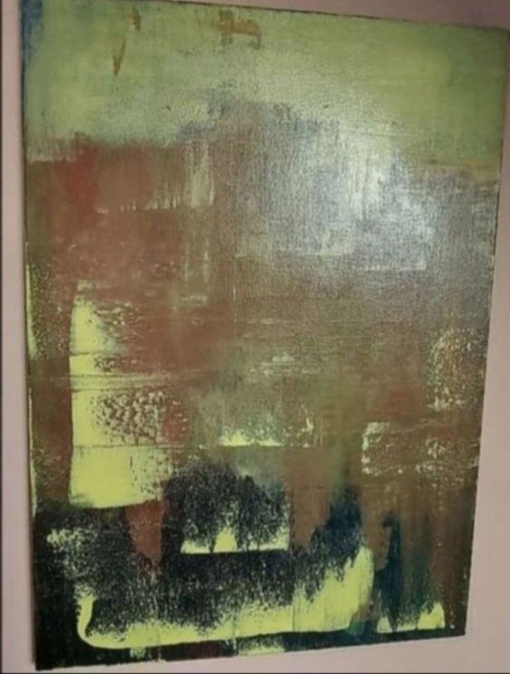 Dipinti: Gemälde " Waldschatten" handmade 50×70 – Nuovo (secondo la descrizione) da Riehen venduto da Steinbock1970 2