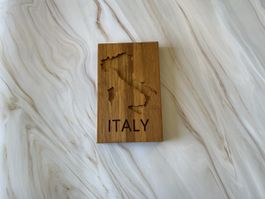 Italien Holzschild handgefertigt