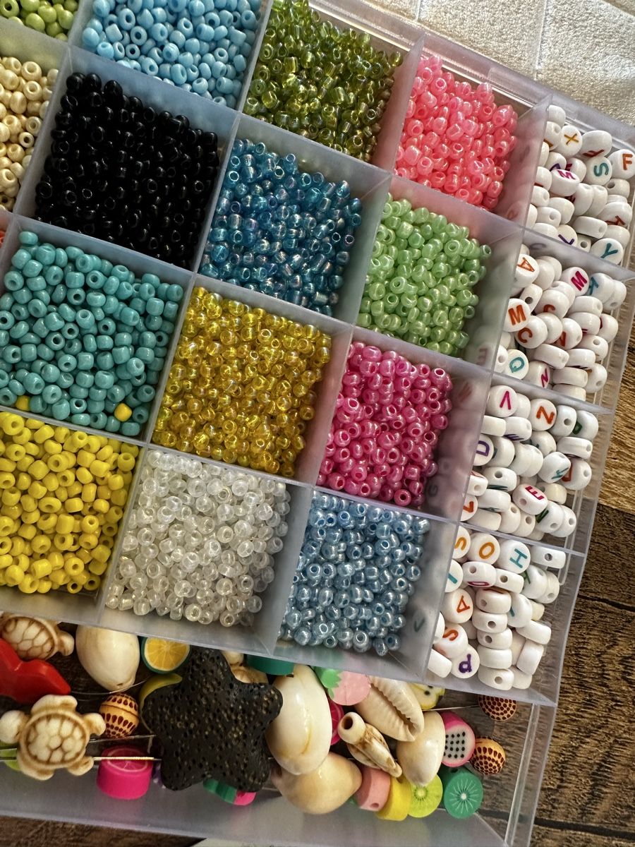 Kit bricolage: Bastelset mit Perlen und Zubehör – Usato da Siebnen venduto da luana_cataleya 1