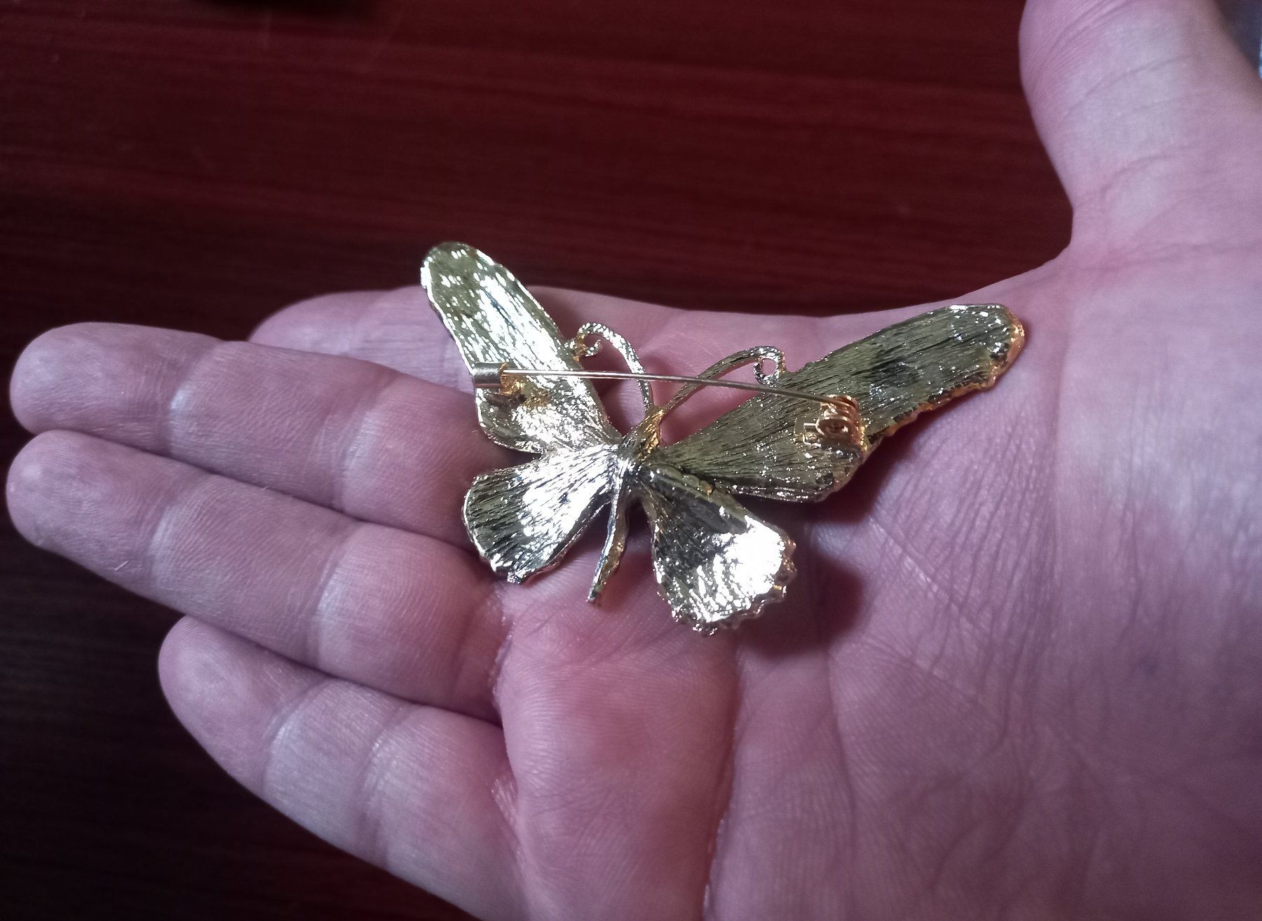 Spille & Fermagli: 5x Brosche Schmetterling - Broche papillon Strass – Nuovo e nell'imballaggio originale da Bussigny venduto da NATURALO 2