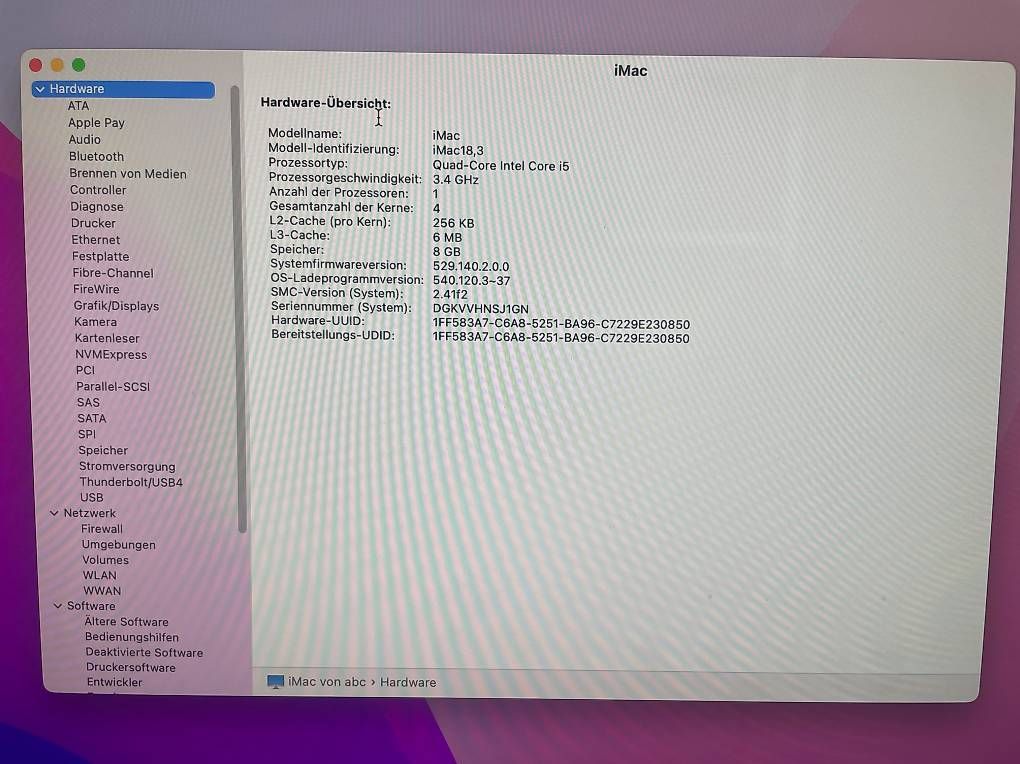PC: Apple iMac Retina 5K 27" (2017) – Usato da Luzern venduto da maunakea4185 4