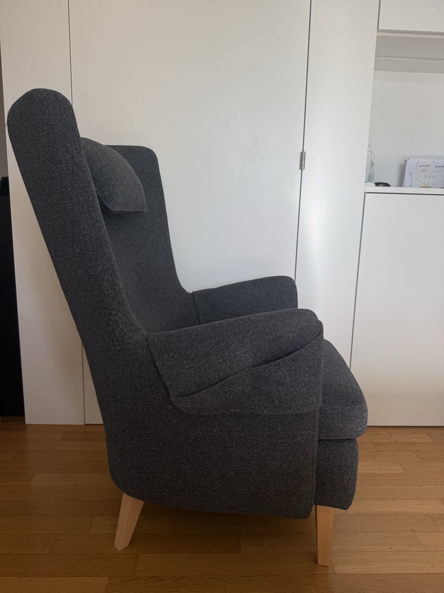 Ikea Fauteuils: Sessel mit Armlehnen - dunkelgrau – D'occasion à Baar par sunnysunday 4