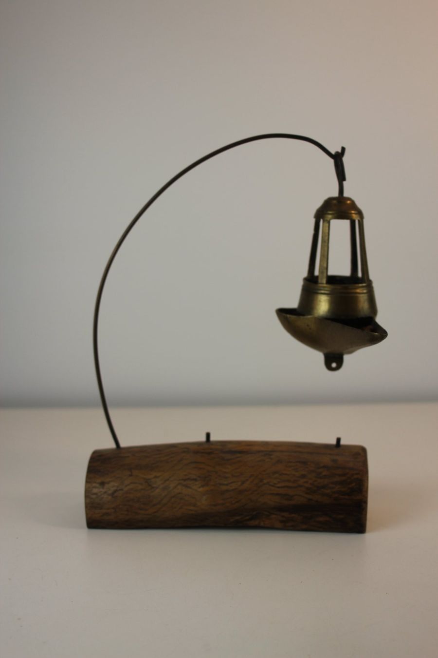 Lampen: Vintage Öllampe Holz – Gebraucht aus Basel von IRMAundFRED