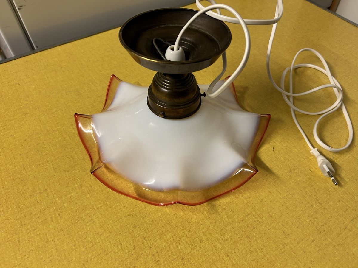 Lampadari & plafoniere: Antike Lampe Deckenleuchte Shabby Chic Retro Deko – Usato da Lanzenhäusern venduto da vic63 8