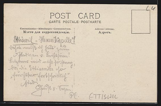 Cartes postales: AK Ettiswil, Ortspartie mit Kirche – D'occasion à Berlin par bartko-reher 1