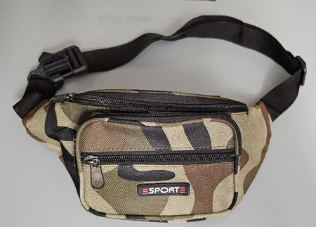 Bauchtasche Esport Camouflage Muster mit Reissverschluss