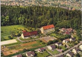 Unterentfelden (AG) Schweiz. Schwerhörigen-Schule. Flugaufn.