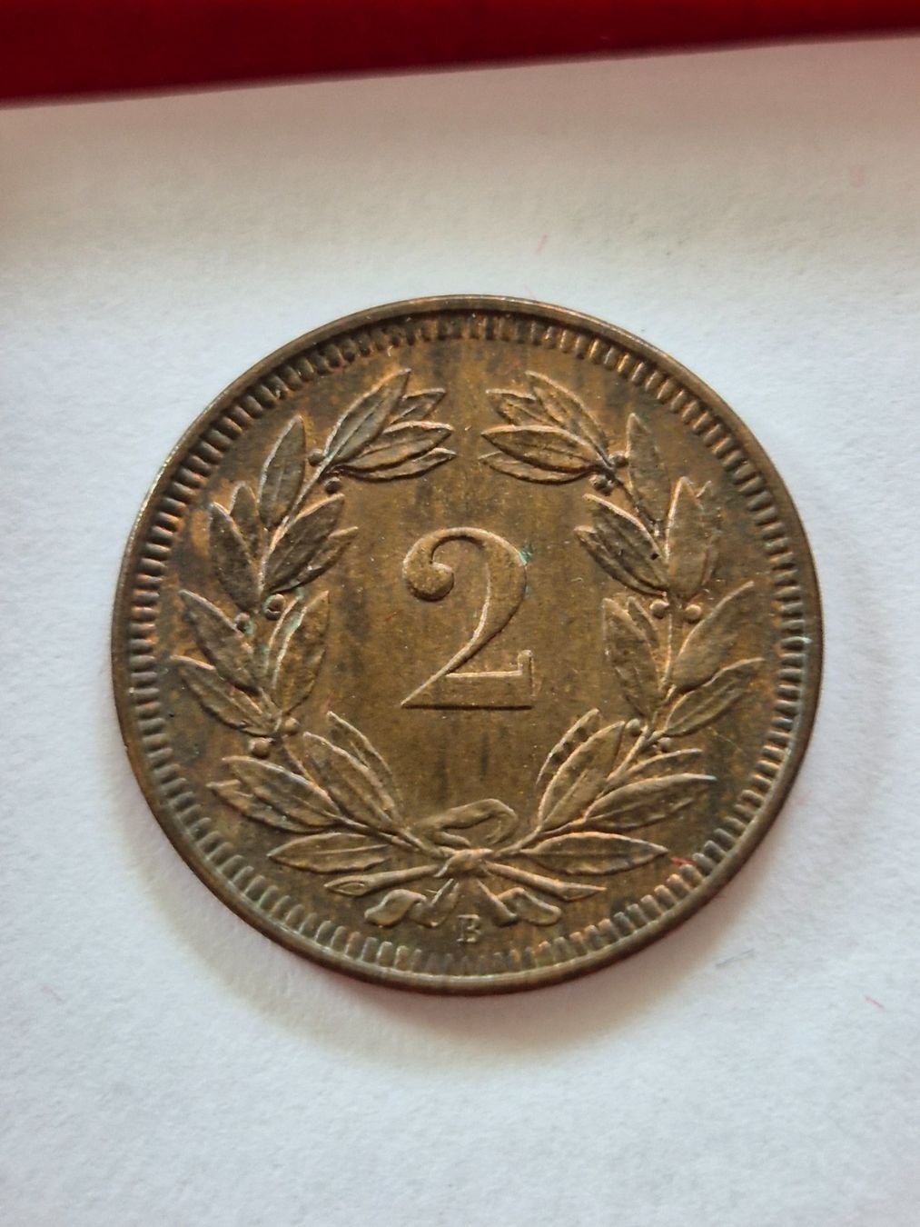 Tutti le monete: 2 Rappen 1910 - TOP - Kat. FR. 75.--! – Usato da Mels venduto da Goldenfalcon 1