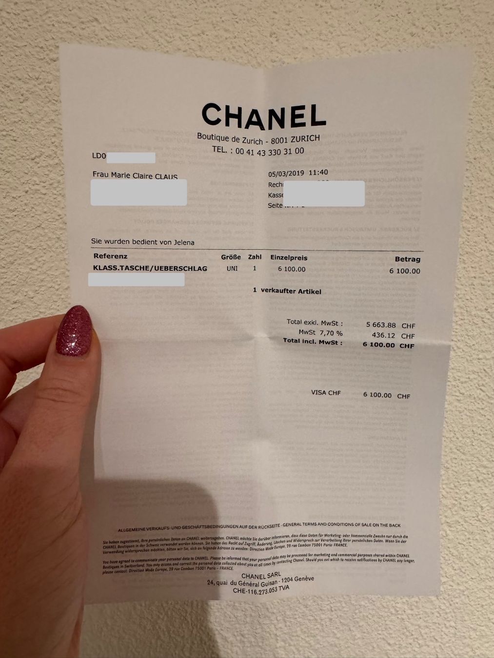 Chanel Sacs femmes: CHANEL Classic Flap Bag – Large – Neuf (Voir description) à Neuenhof par marieclaireclaus 9