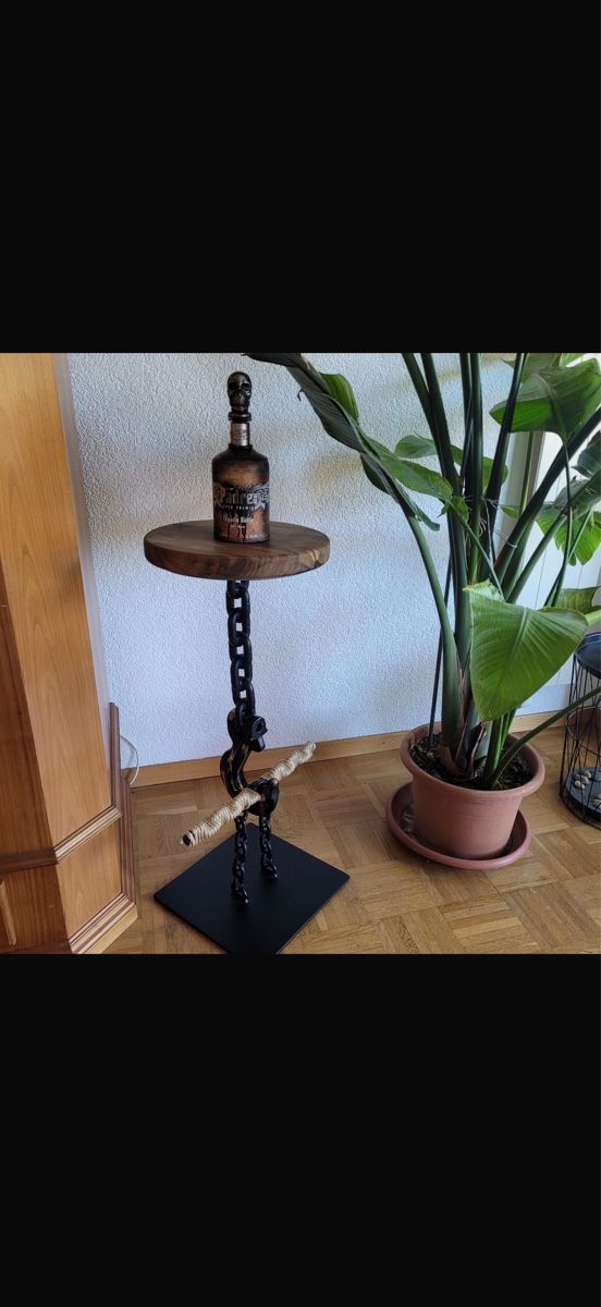 Tabourets: Barhocker Metall Holz Kette – Neuf avec emballage d'origine à Rickenbach b. Wil par epo_t6qg 4