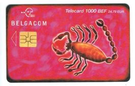 Telefonkarte Belgien Horoskop Skorpion