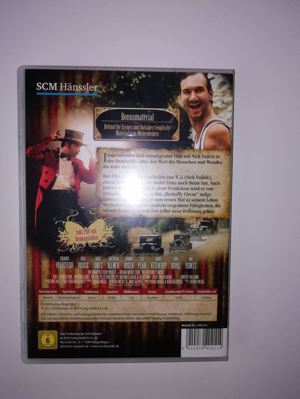 Tutti i DVDs: Butterfly Circus – Usato da Achseten venduto da schwiri035 1