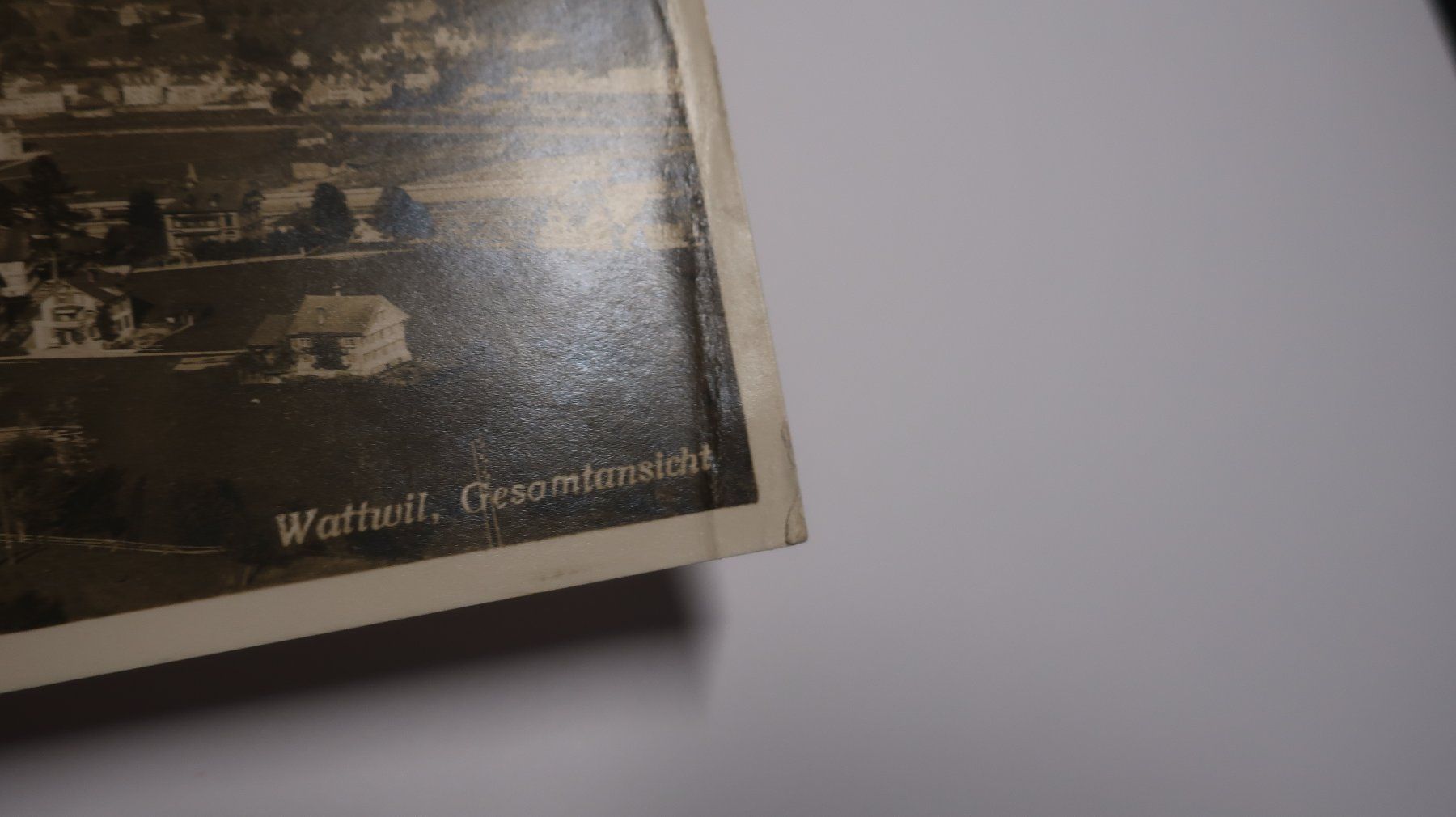Cartoline postali: Wattwil, Gesamtansicht.  1928 – Difettoso da Cormoret venduto da Pascalll2001 4
