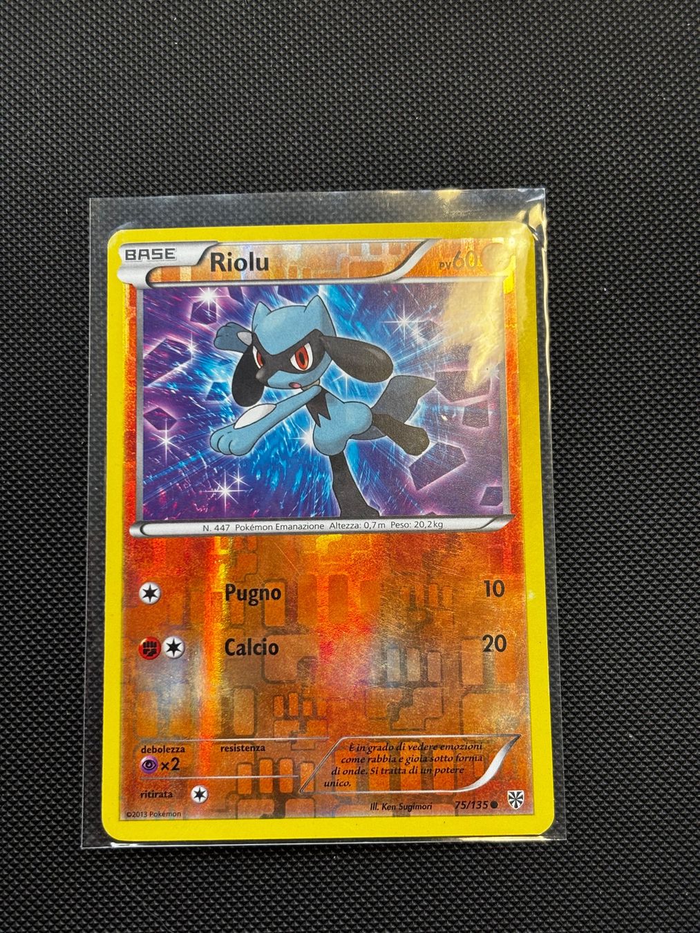 Pokémon Carte collezionabili: It -  Riolu Reverse 75/135 - Pokémon – Usato da Neuchâtel venduto da caraadryn