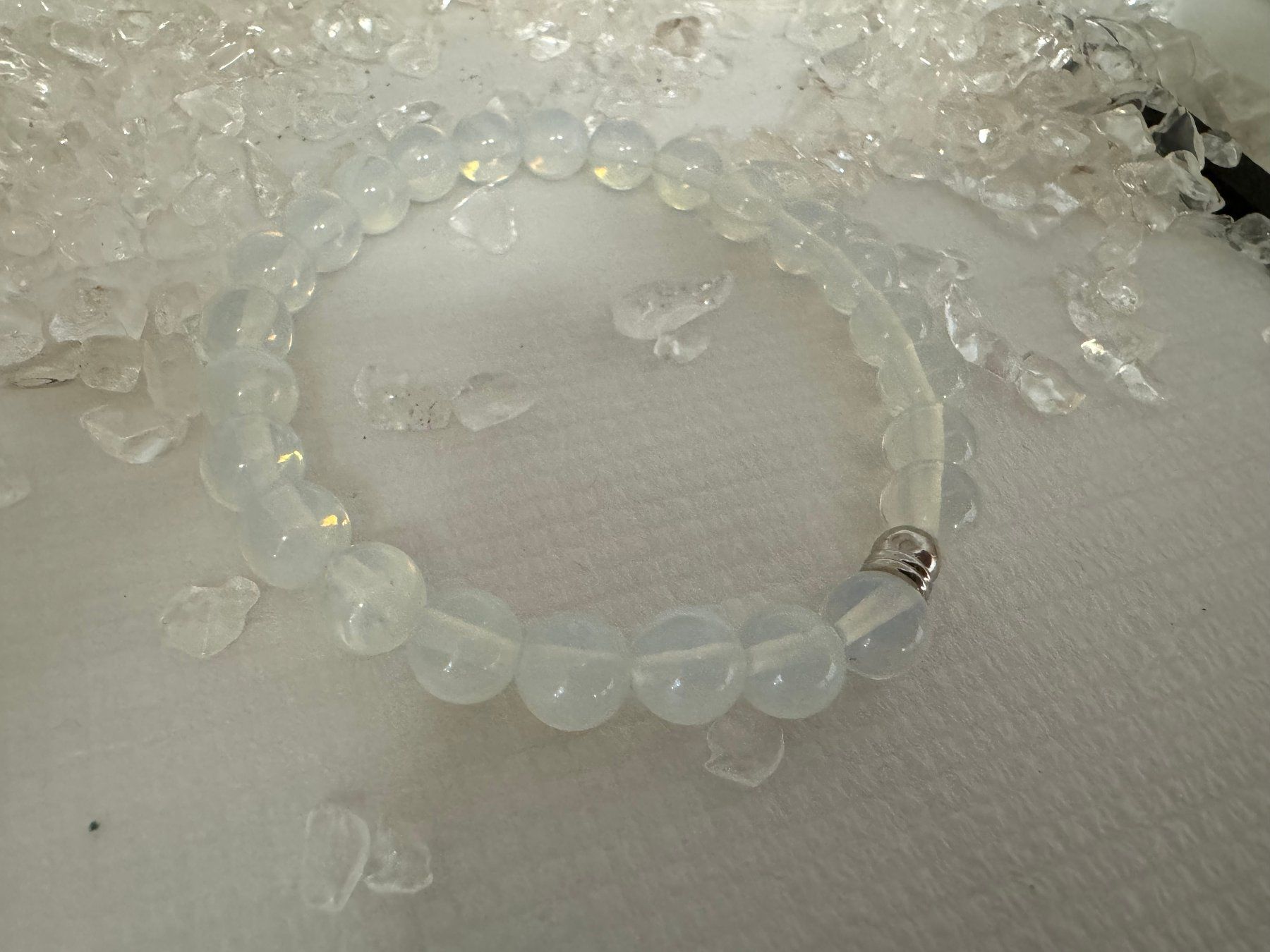 Bracciali & Braccialetti: Armband Opalit syndetisch. – Nuovo (secondo la descrizione) da Biberist venduto da tl-schmuck