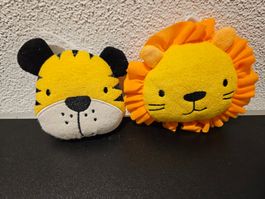 Neu - Bade - Schwamm - Tiger und Löwe (Ausstellungsstück)