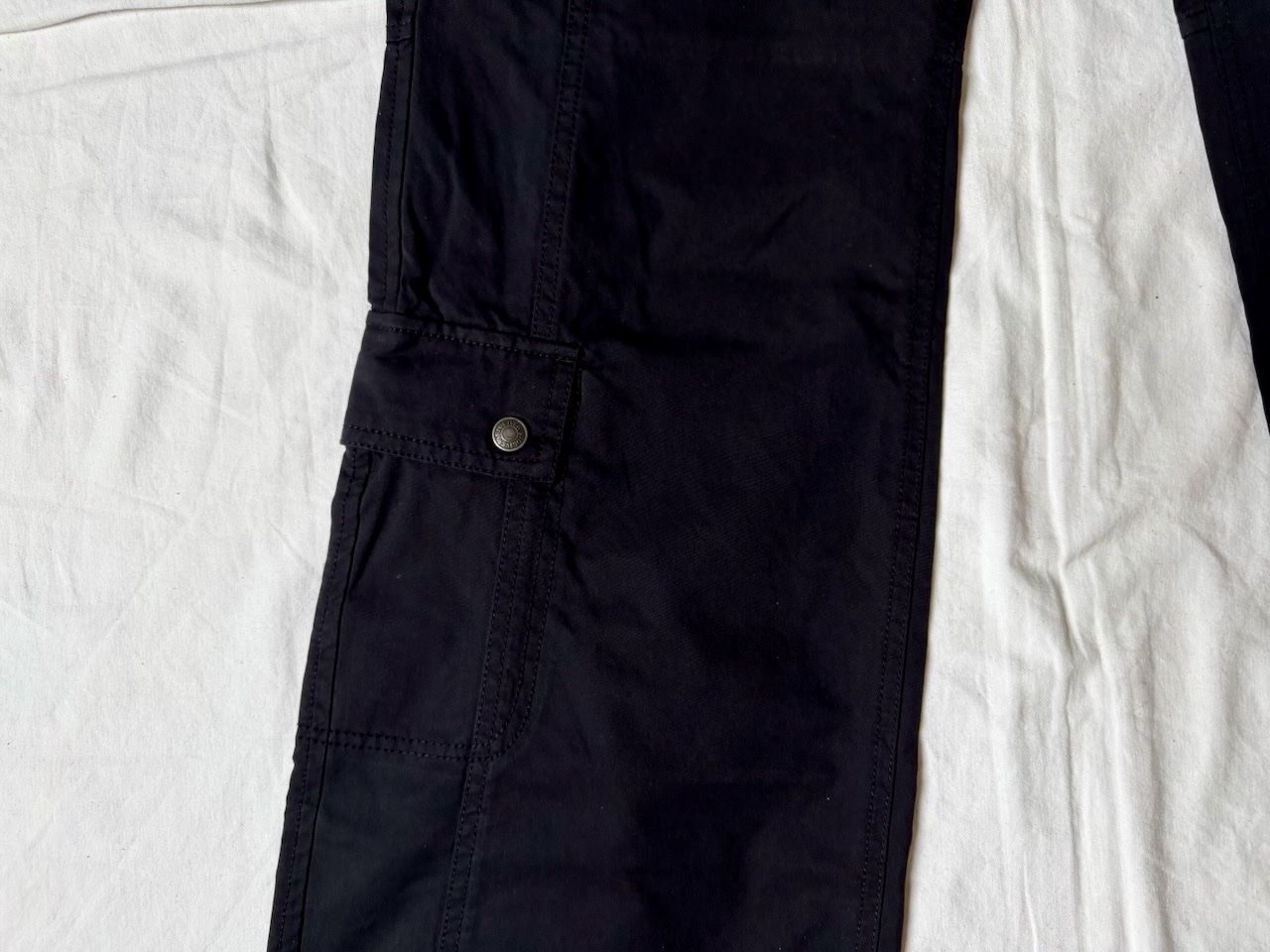 S.Oliver Pantaloni: s.Oliver, Damen-Cargohose, schwarz, Gr. 36 – Nuovo (secondo la descrizione) da Basel venduto da Solaia28 2