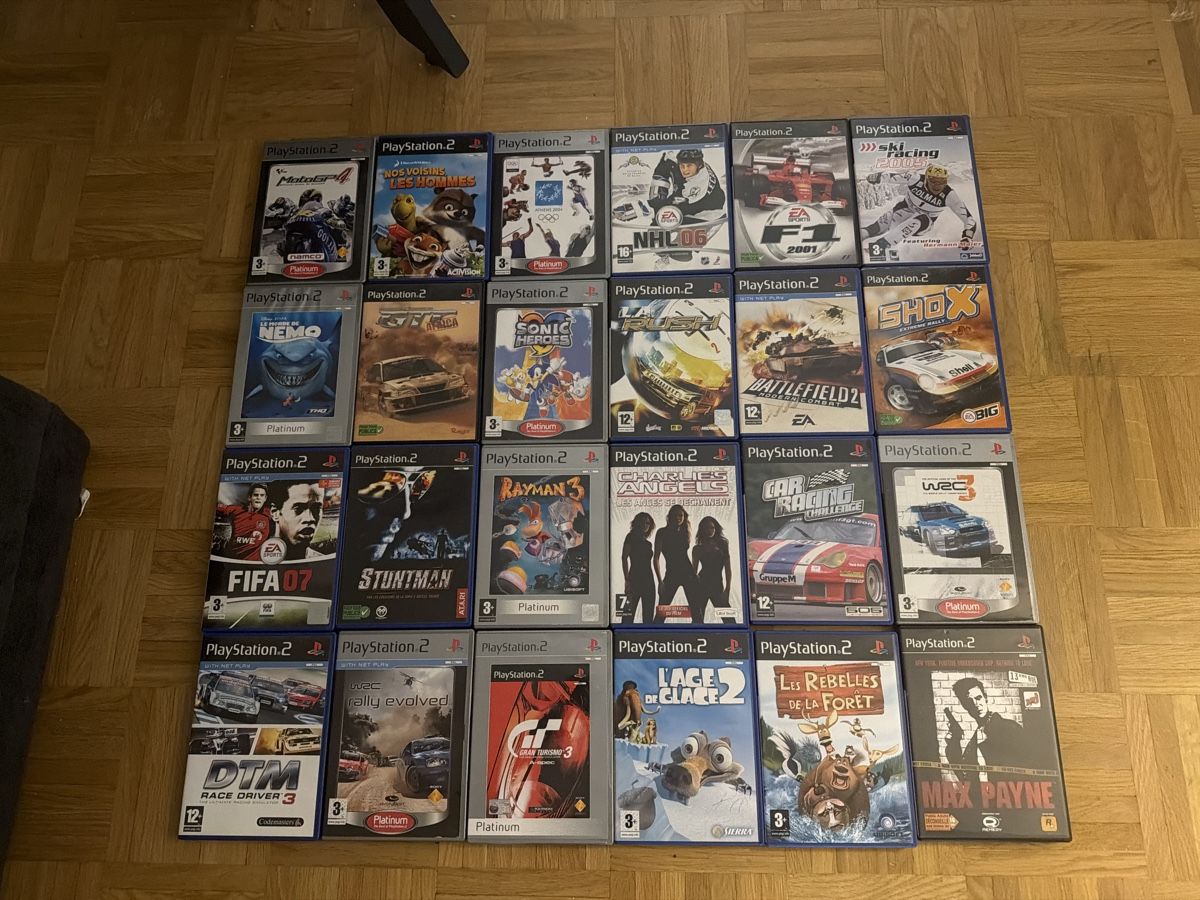 Sony Giochi: 24 jeux PS2 – Usato da Estavayer-le-Lac venduto da JPMendes27 1