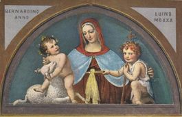 AK Lugano, Chiesa Sta Maria degli angeli - gelaufen