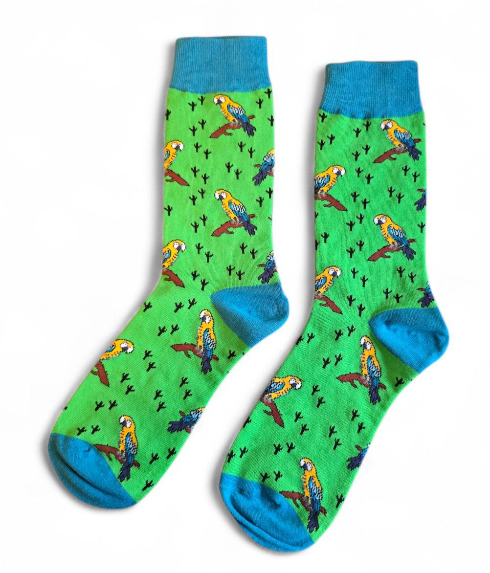 Calze: Socken Papageien / Parrots – Nuovo e nell'imballaggio originale da Zürich venduto da amysmith 1