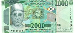 Guinea 2000 Francs 2018-2019 P-48 UNZ New Design