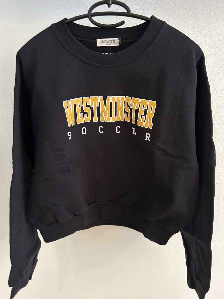 Maglioni & Felpe: Schwarzer Vintage College-Pullover "Westminster Soccer" – Usato da Rain venduto da lau_yss2 1