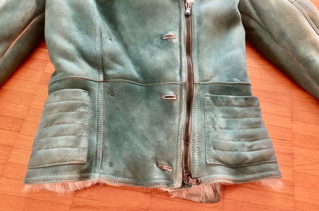 Giacche: Wildlederjacke mit Pelz – Nuovo (secondo la descrizione) da Zurich venduto da MX1000 9