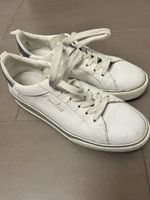 Hogan Sneakers Leder weiss/silber Gr. 40