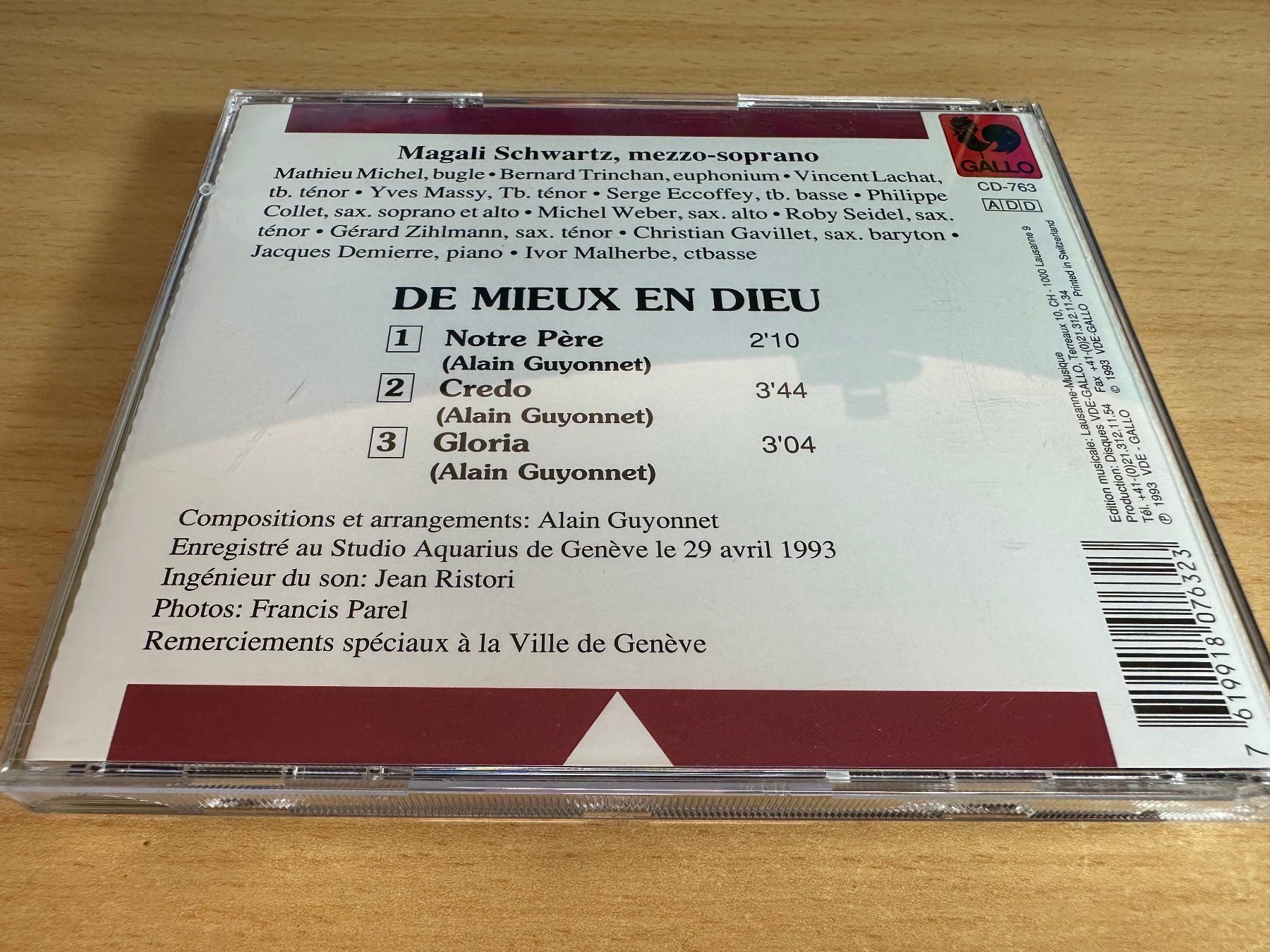 CD: Magali Schwartz - De mieux en dieu – Usato da Rikon im Tösstal venduto da Alpenmutz 1