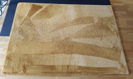 Teppich flauschig Solevito Romance senfgelb 140x200 cm