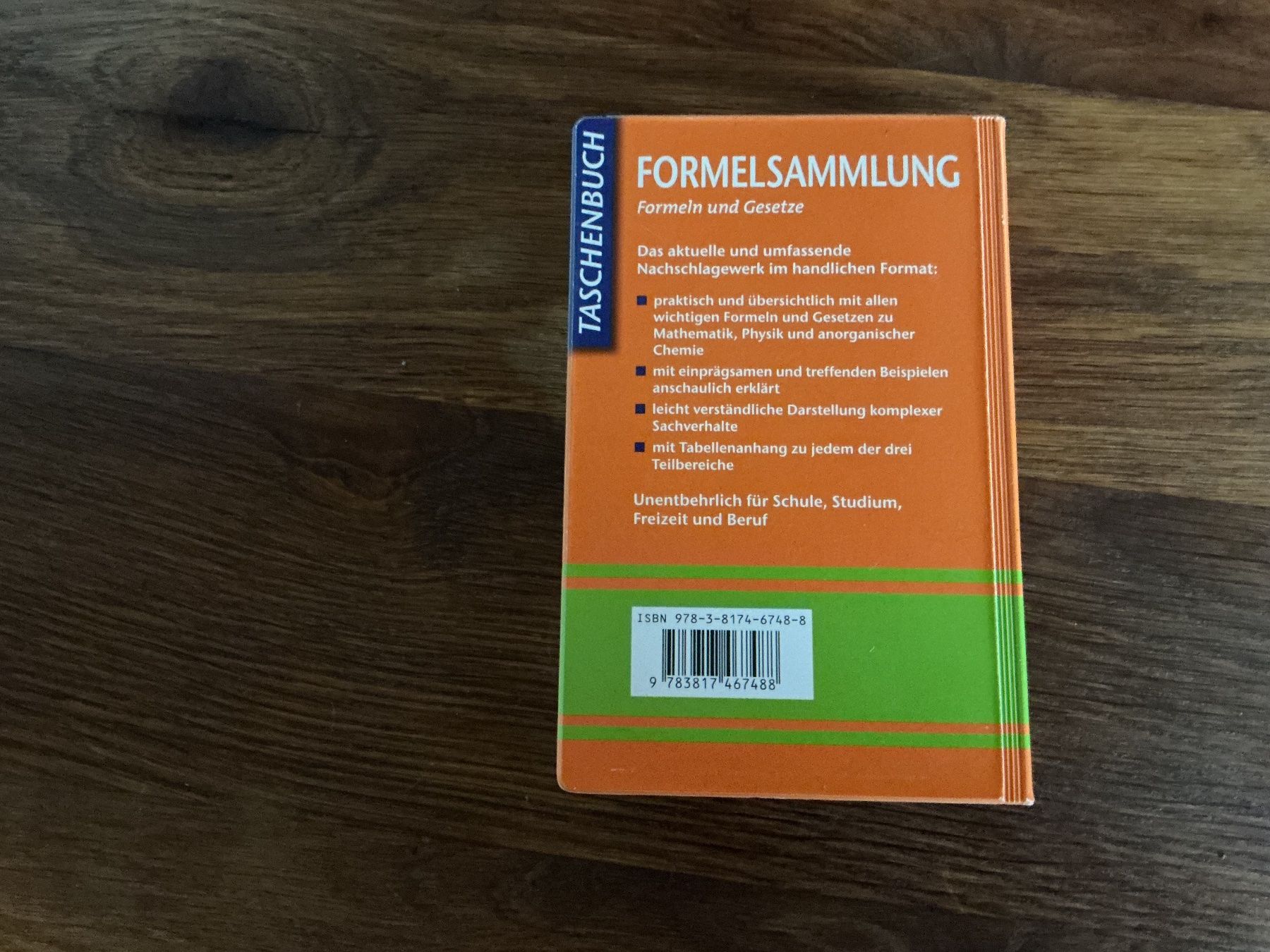 Bücher: Formelsammlung Mathe/Physik und Chemie – Neu (gemäss Beschreibung) aus Gretzenbach von Winery 1