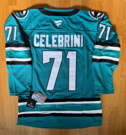 NHL-Jersey / Macklin Celebrini / San Jose Sharks