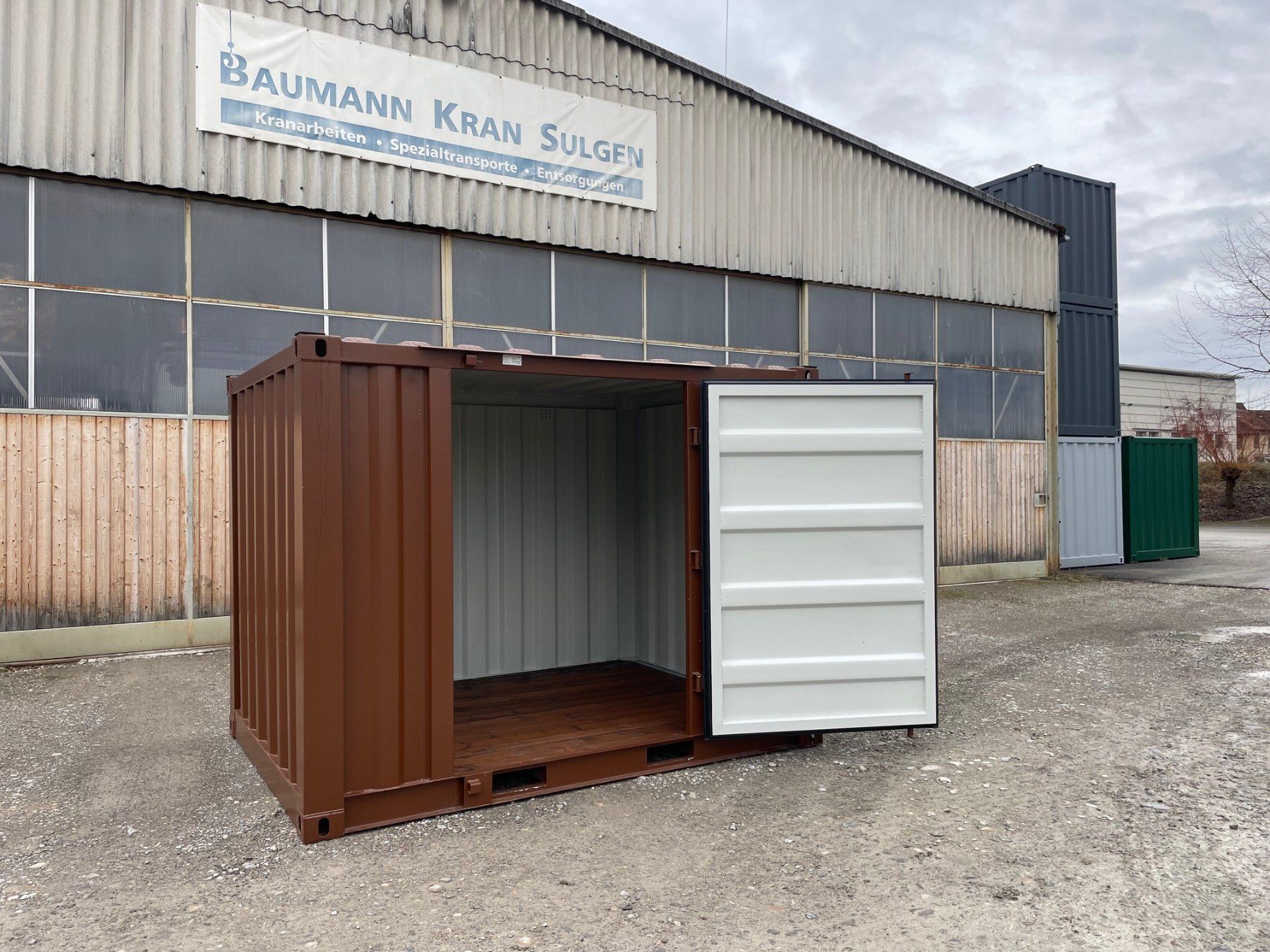 Contenitori edile: 9' Lagercontainer, Werkzeugcontainer, Container, Garage! – Nuovo (secondo la descrizione) da Kradolf venduto da BKSAG 4