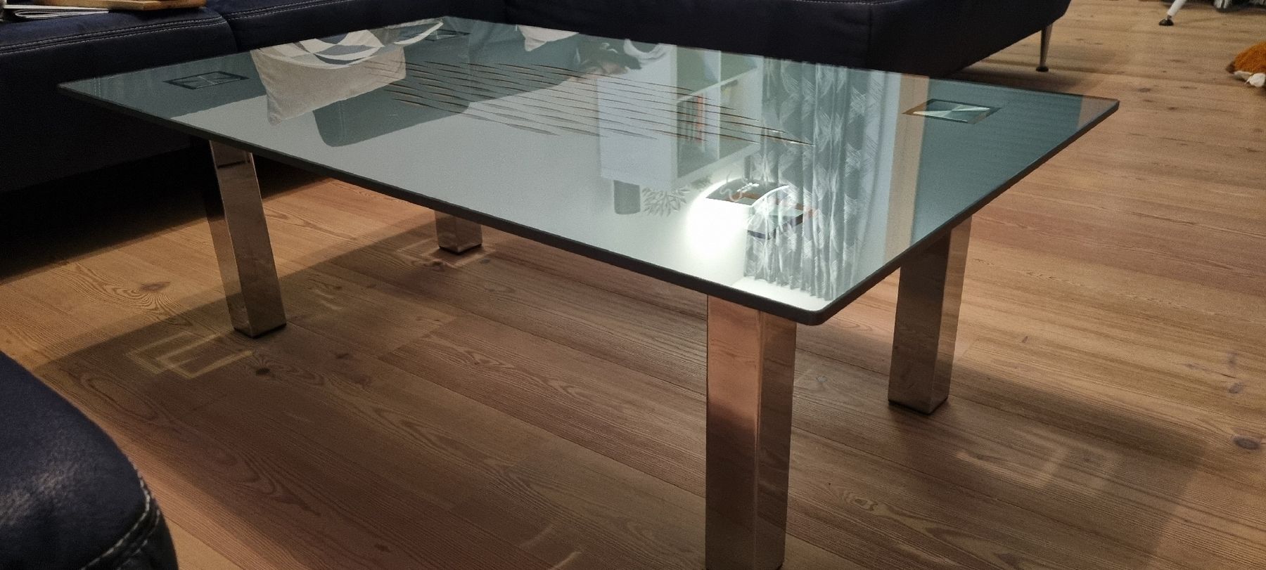 Tische: Couchtisch, Salontisch, Glastisch 120x70x40 – Gebraucht aus Reichenburg von Mede04 1