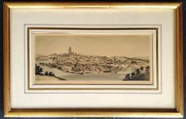 Bern um 1850 Kleine Radierung