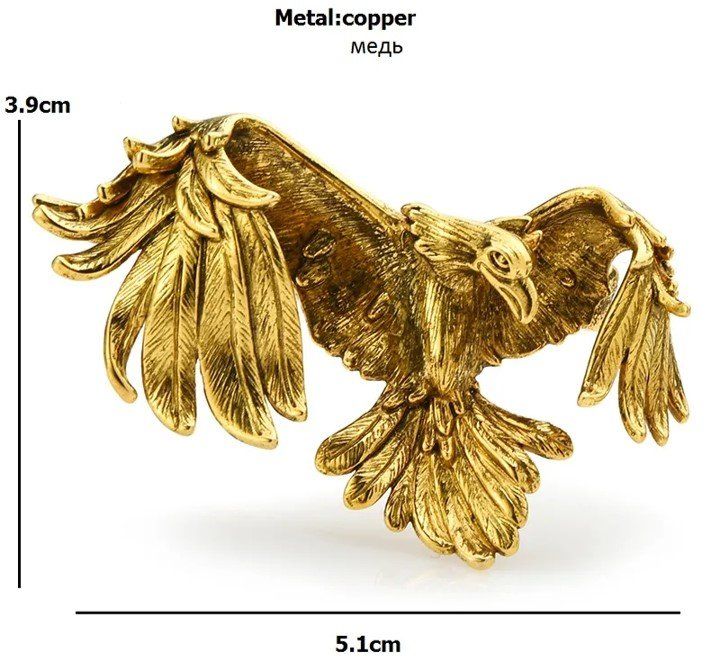 Broschen & Nadeln: Brosche oder Halskette C-390 – Adler silbrig - Kupfer - 5,1 – Neu und originalverpackt aus Goldiwil (Thun) von han_v5b7 3