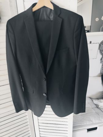 Anzug WE Fashion Slim Fit, Grösse 44 schwarz
