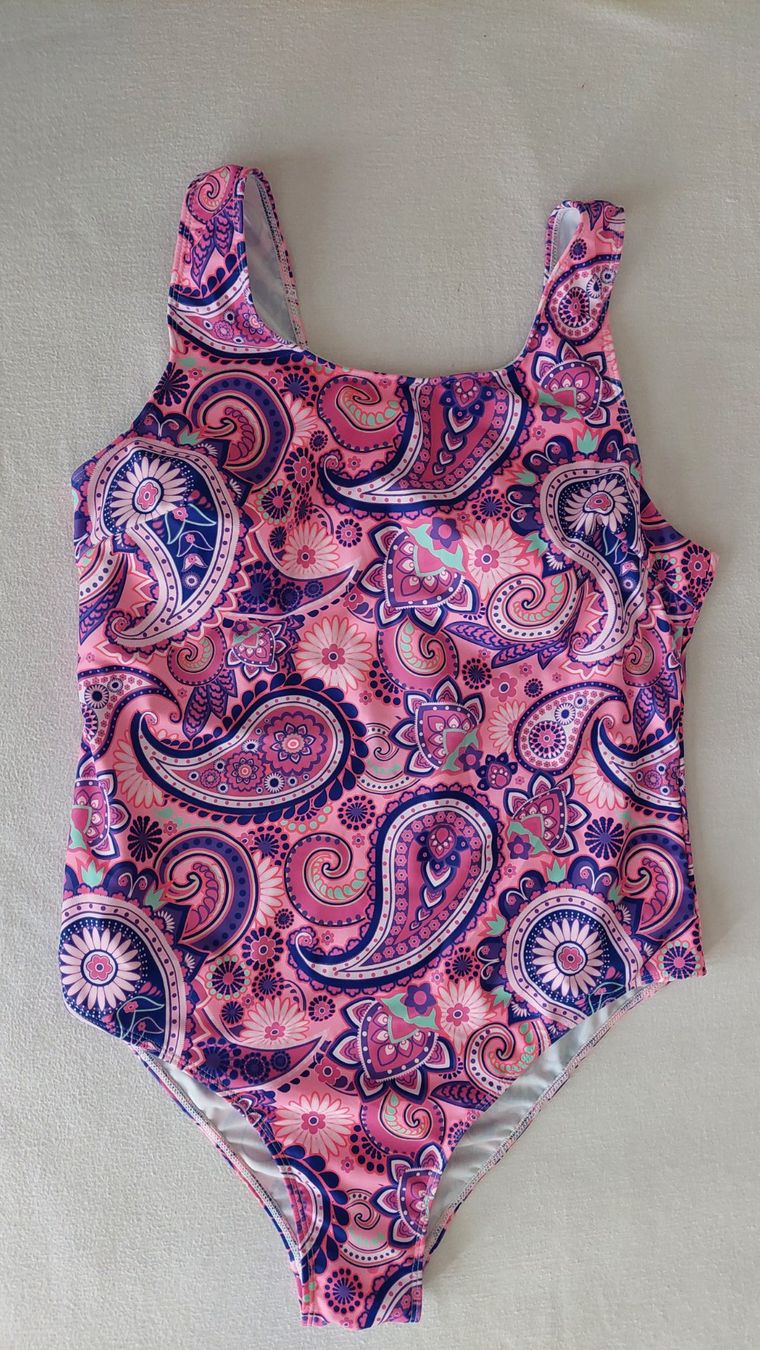 Costumi da bagno & Bikini: Badeanzug einteilig mit Blumenmuster, Grösse 2XL / 46 / 48 – Nuovo (secondo la descrizione) da Oberwil BL venduto da Kukkaniitty 4