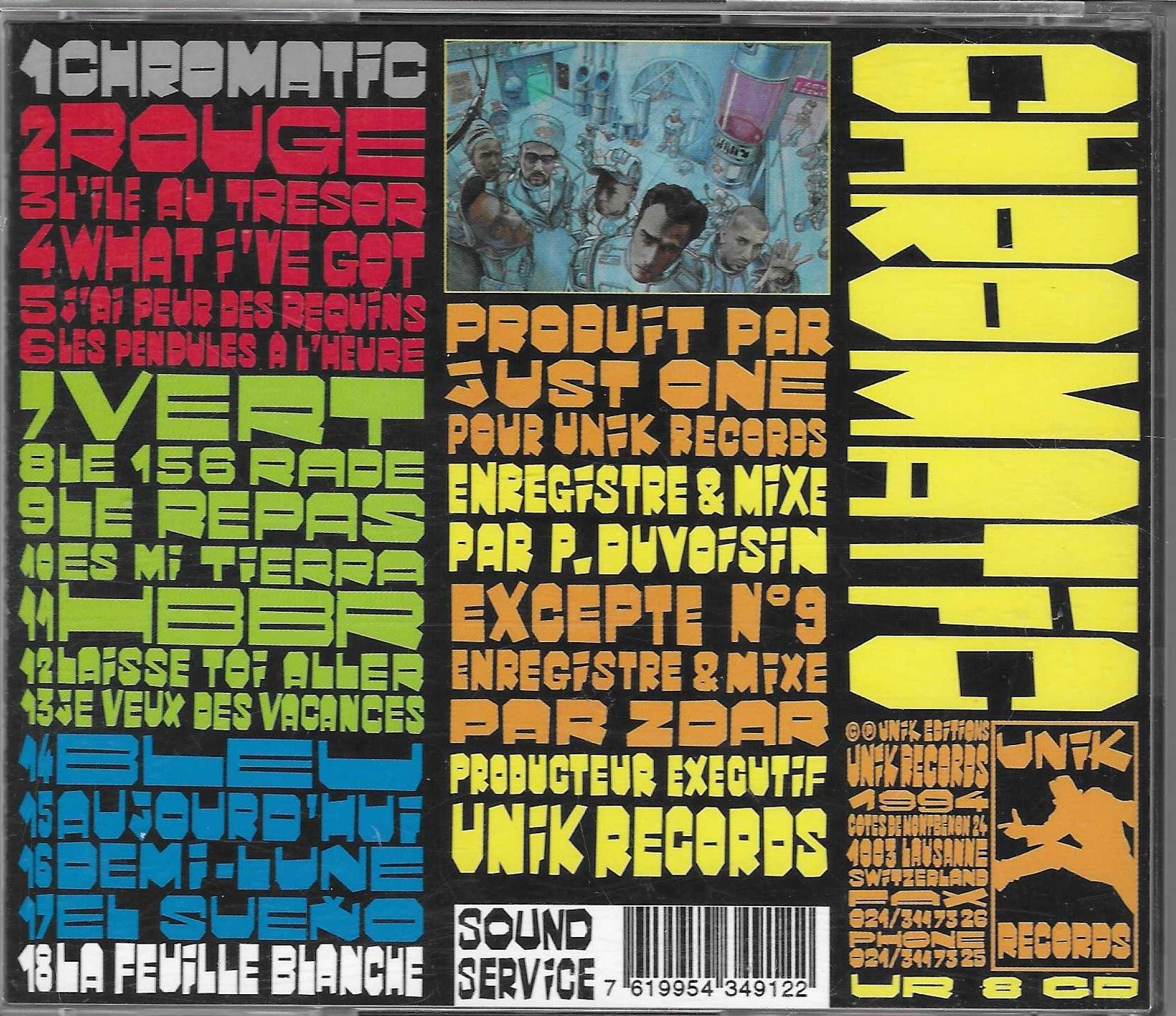 CD: SENS UNIK  -  CHROMATIC – Usato da Bex venduto da Giorgiob 1