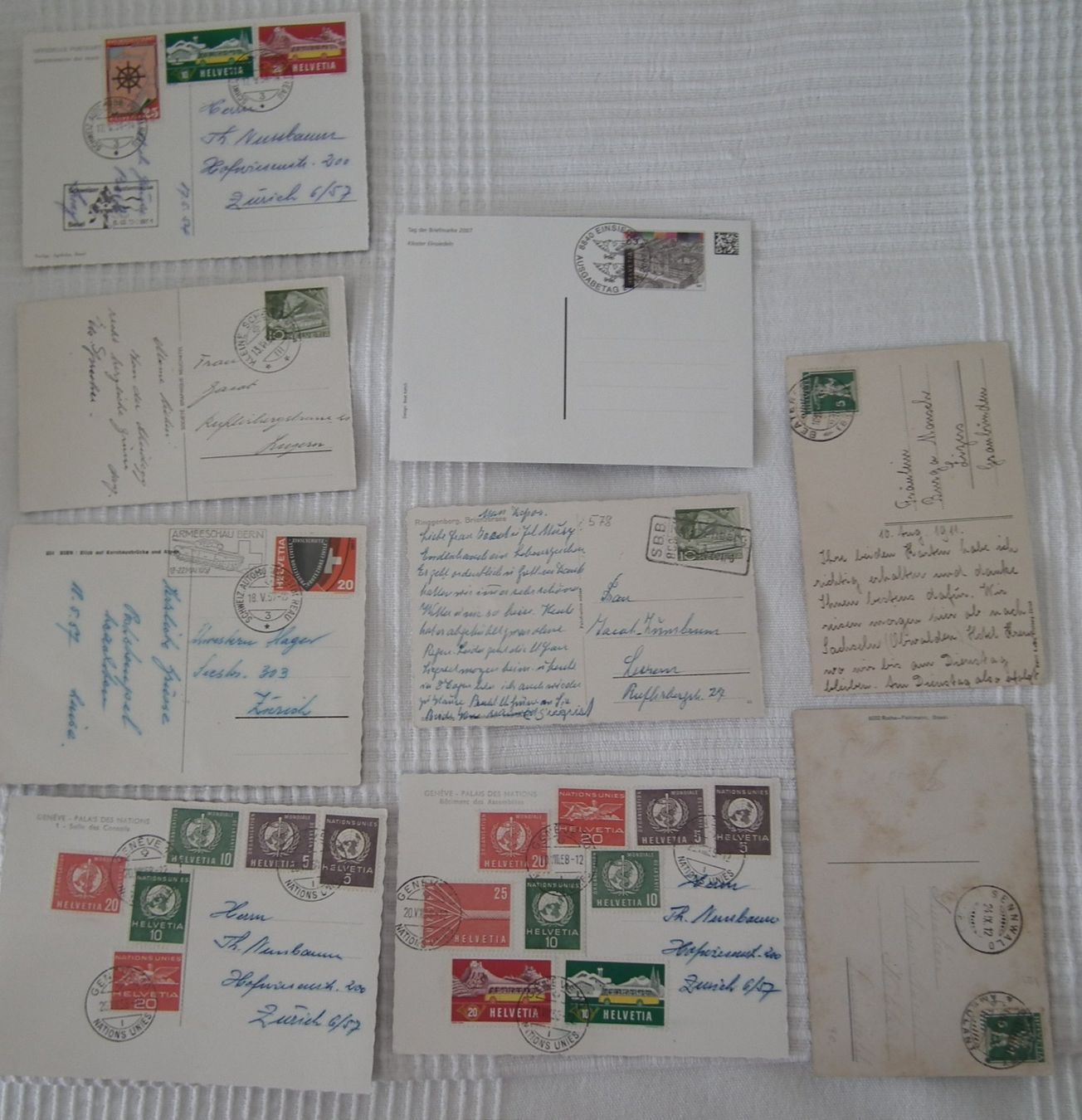 Cartoline postali: Ansichtskarten Schweiz   spezielle  Posten von 33 Stk – Usato da Kriens venduto da WULLU99 5